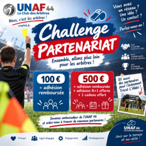 Challenge Partenariat : devenez ambassadeur de l’UNAF 44 !